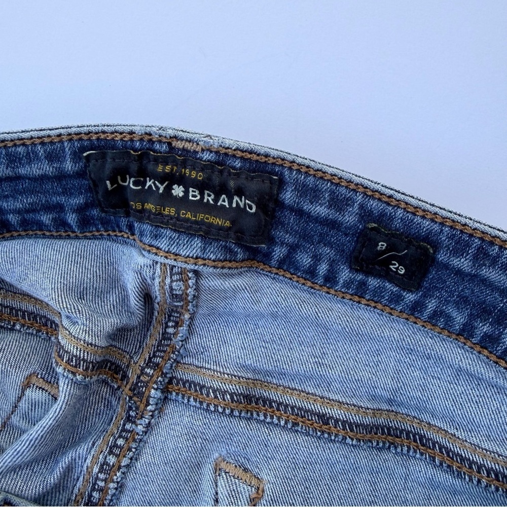 Woman’s Lucky Brand🍀 Denim Jeans Ava Super Skinny Size 8/29​​ - Picture 3 of 11